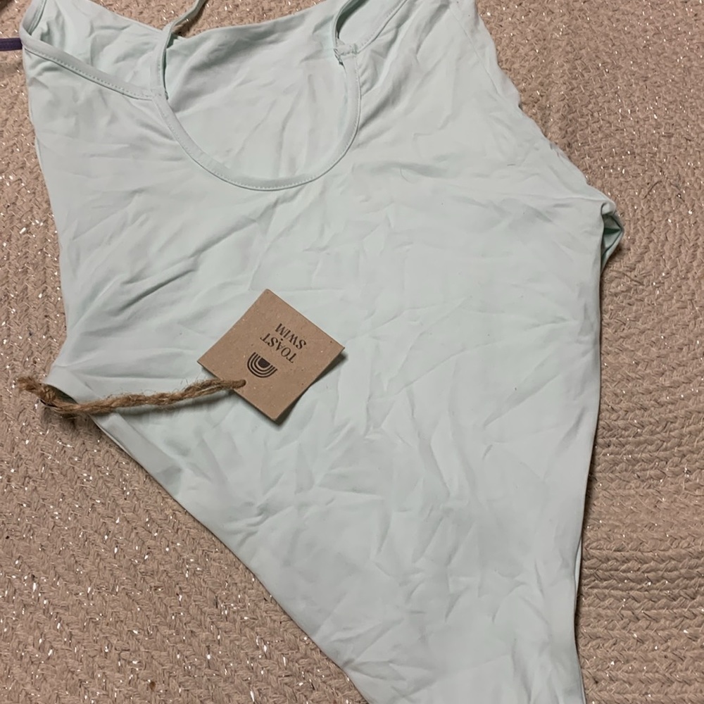 Free people toast swim light mint swimsuit xs new with tags - Picture 6 of 6